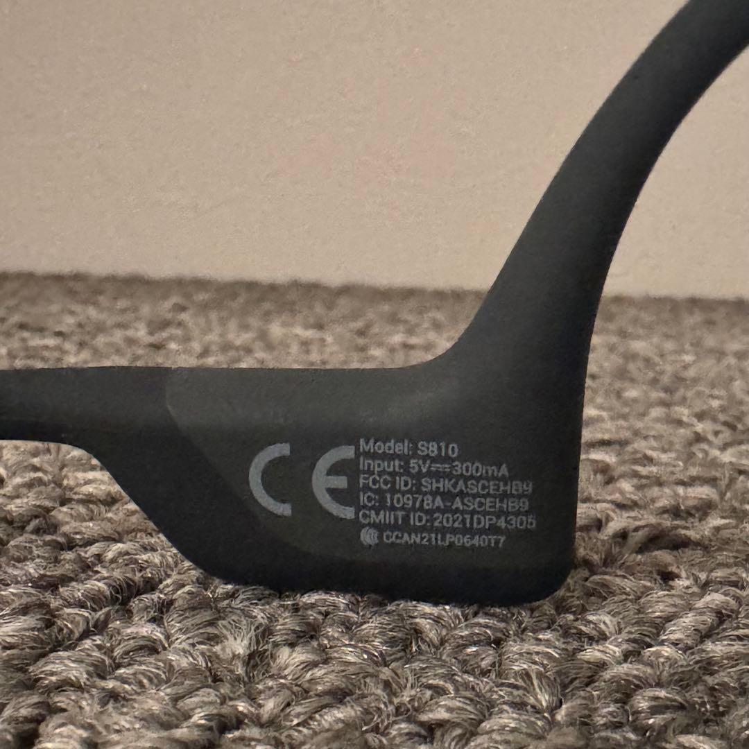 【美品】SHOKZ OPENRUN PRO ブラック S810 骨伝導