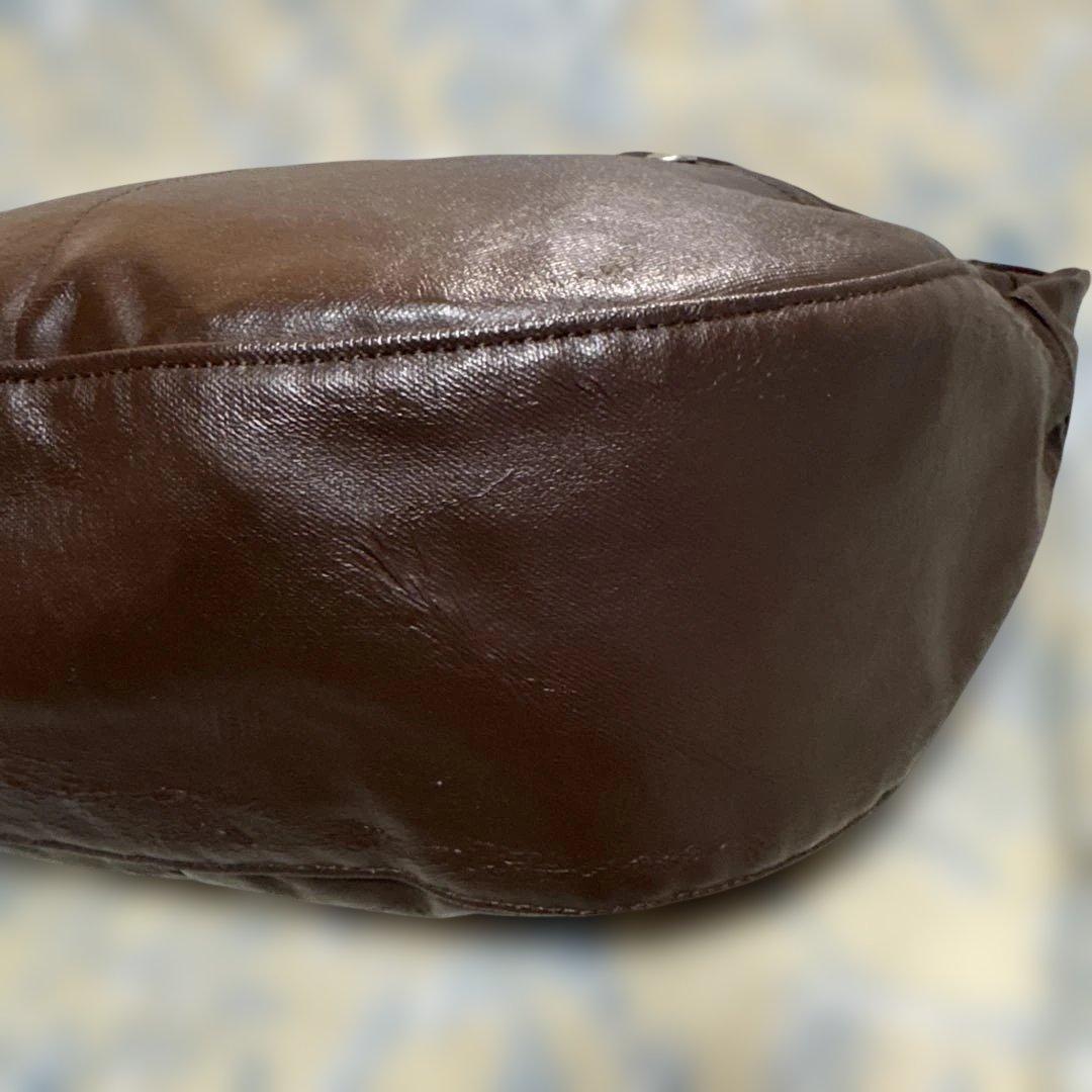 PORTER フリースタイルダークブラウンショルダーバッグ　ポーターバッグ