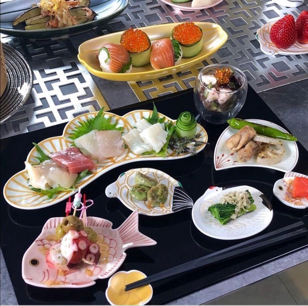 lemon様ご依頼品　幸楽窯　前菜皿　銘々皿　8点セット