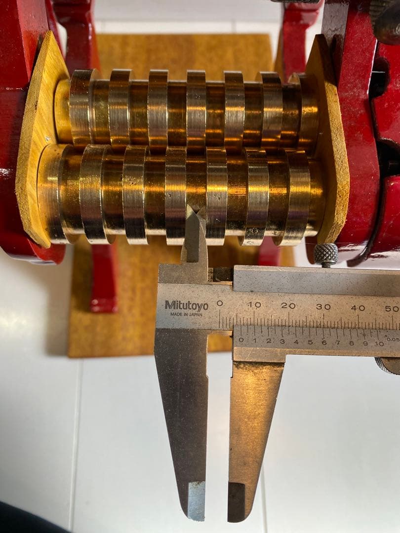 小野式製麺機　両刃　約2mm.6mm レストア品