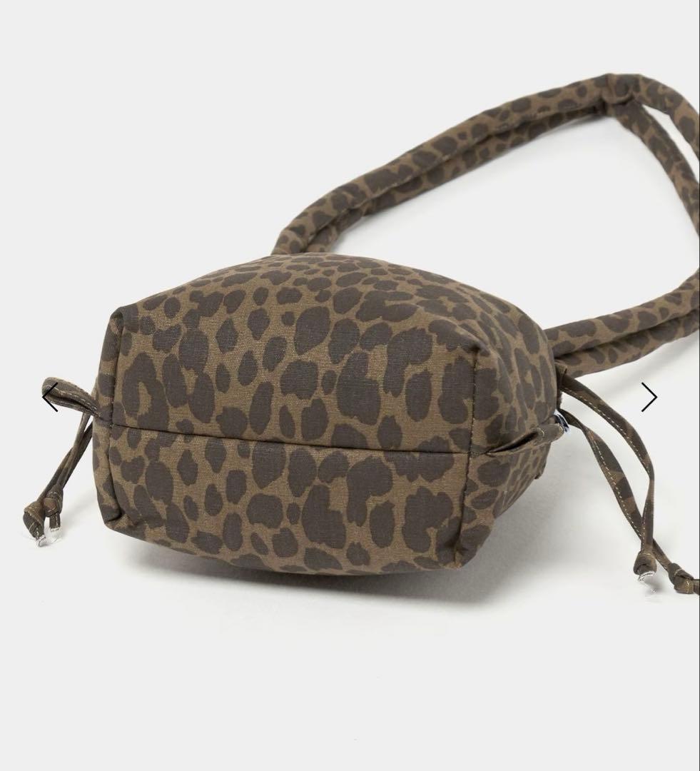 ＜OLEND>ONA MICRO ソフト ショルダーバッグ 3WAY/レオパード