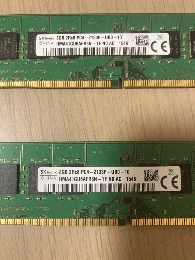 SK hynix 8GB x 2 16GB DDR4 2133MHz メモリ