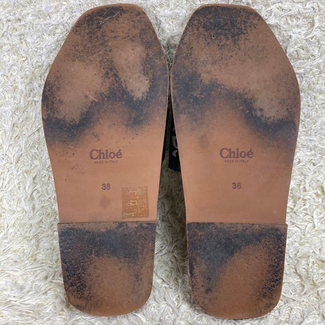 『美品』Chloe クロエ Woody フラットミュール　サンダル スリッポン