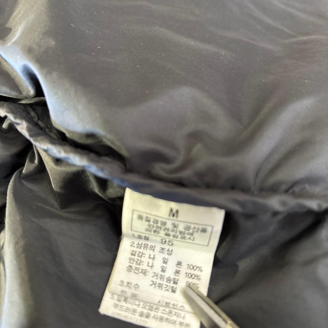 ノースフェイス　ヌプシ ダウンジャケット　黒　メンズM