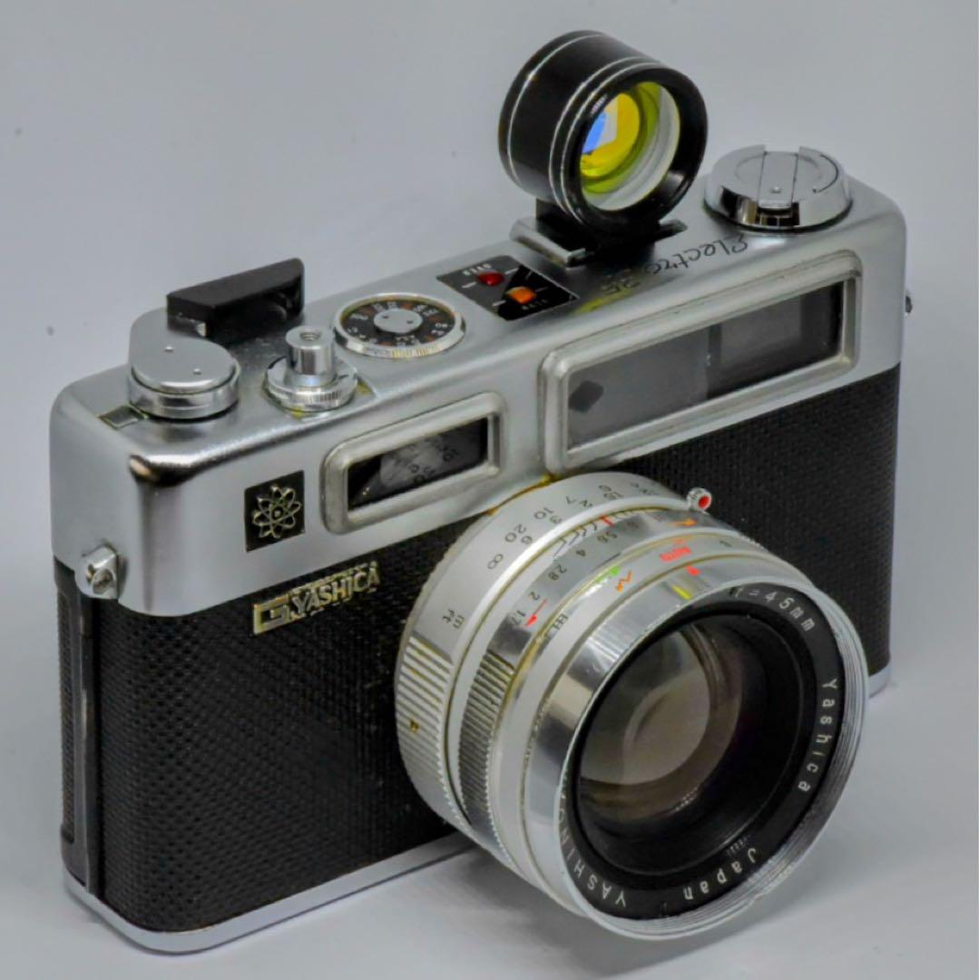 【EE動作確認済】ヤシカエレクトロ35G、コンバージョンレンズ&電池アダプター