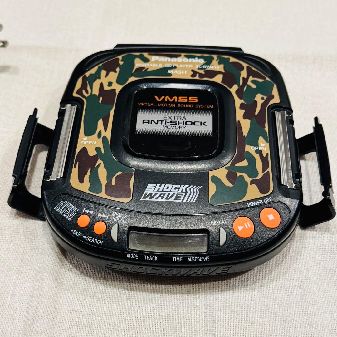 【動作品】Panasonic SL-SW415 ショックウェーブ CDプレーヤー