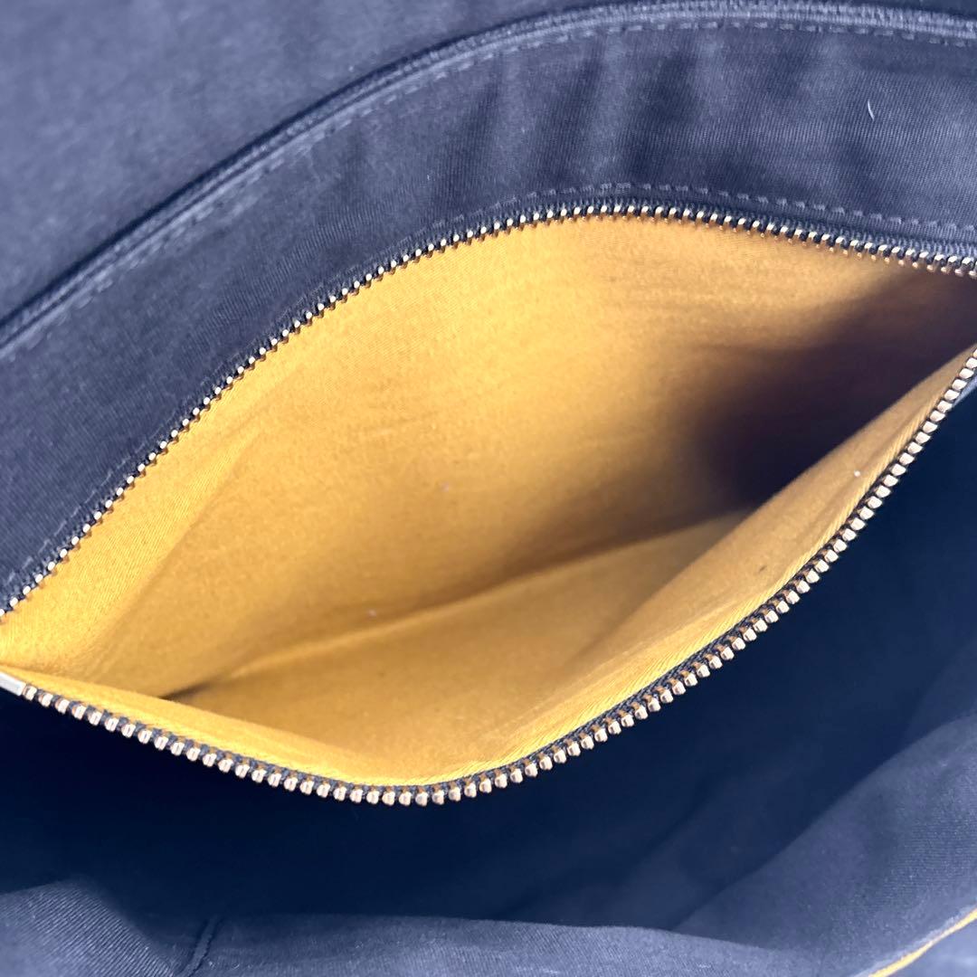 Paul Smith ロゴ 2way ショルダーバッグ 異素材切り替え フラップ