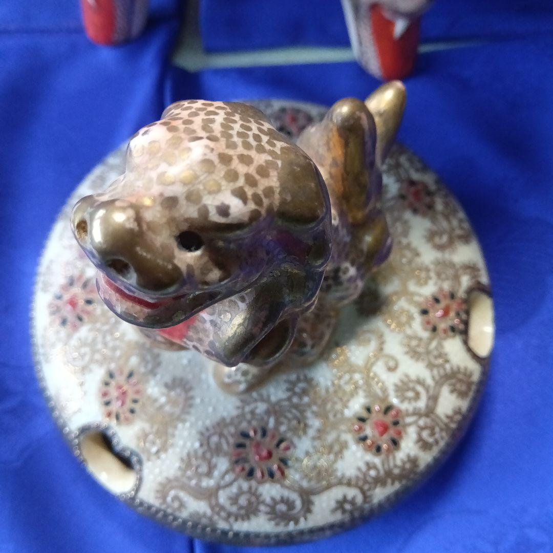 薩摩焼郷帰献上香炉無傷