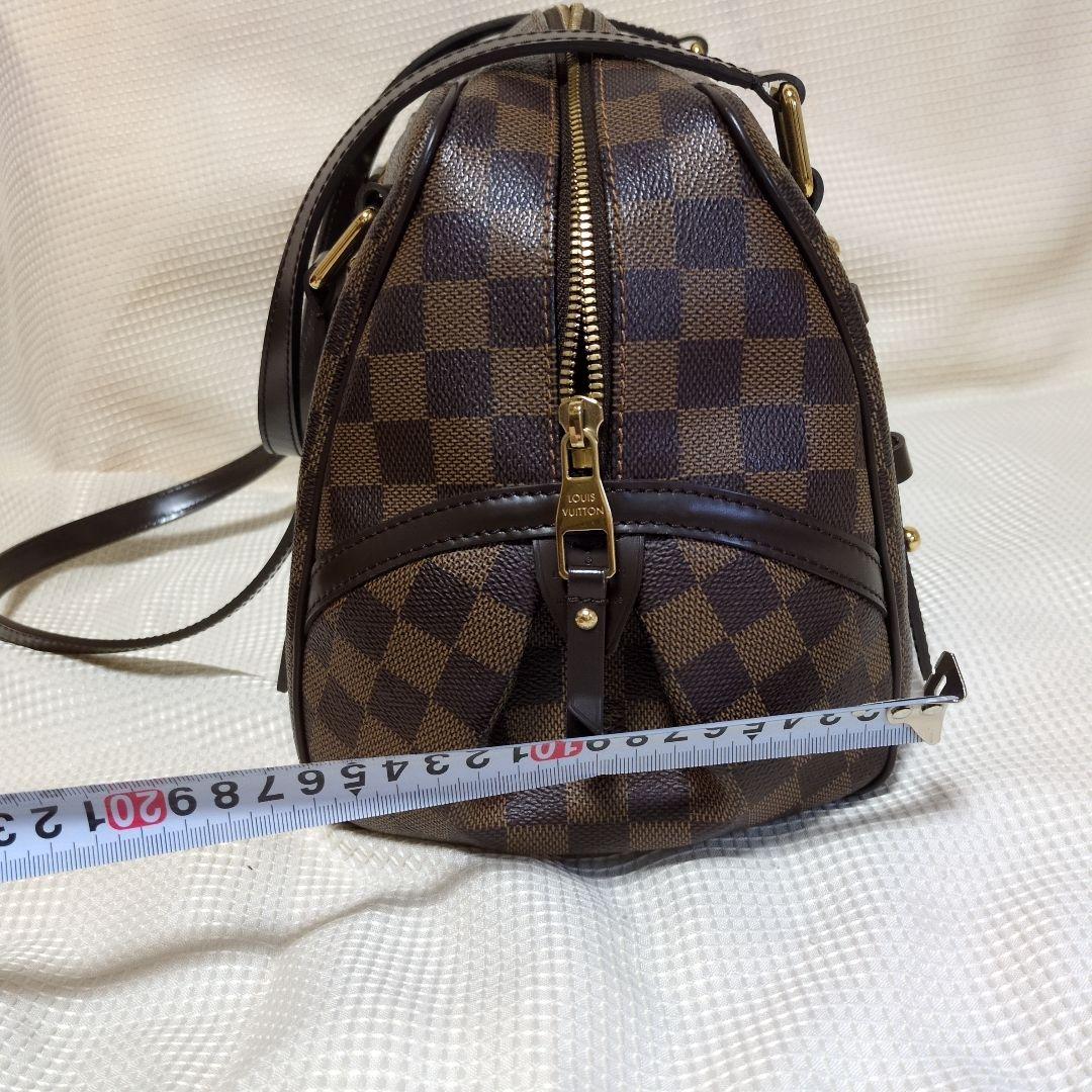 たえ LouisVuittonダミエのショルダーバッグ リヴィントンPM