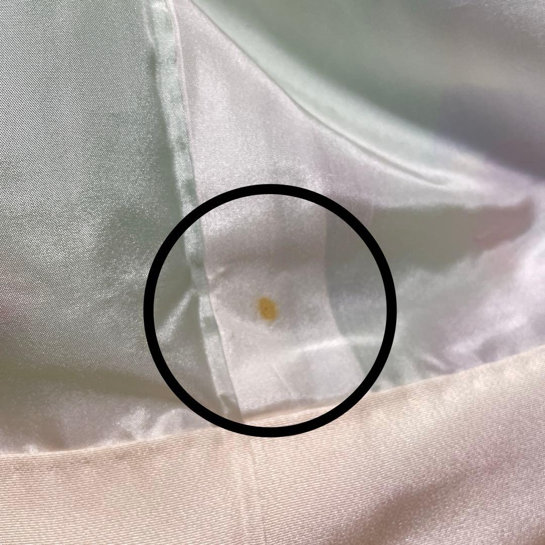 □七五三7歳　正絹女児用振り袖着物　正絹襦袢付　おしどり　緑系