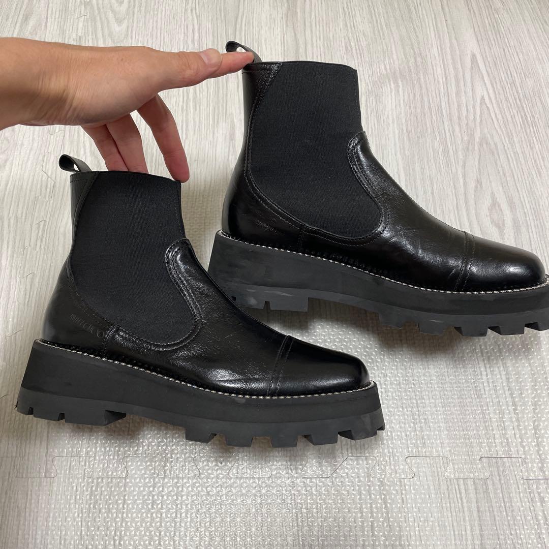 【極美品】定価12.7万 JIMMY CHOO ジミーチュウ CLYTONブーツ