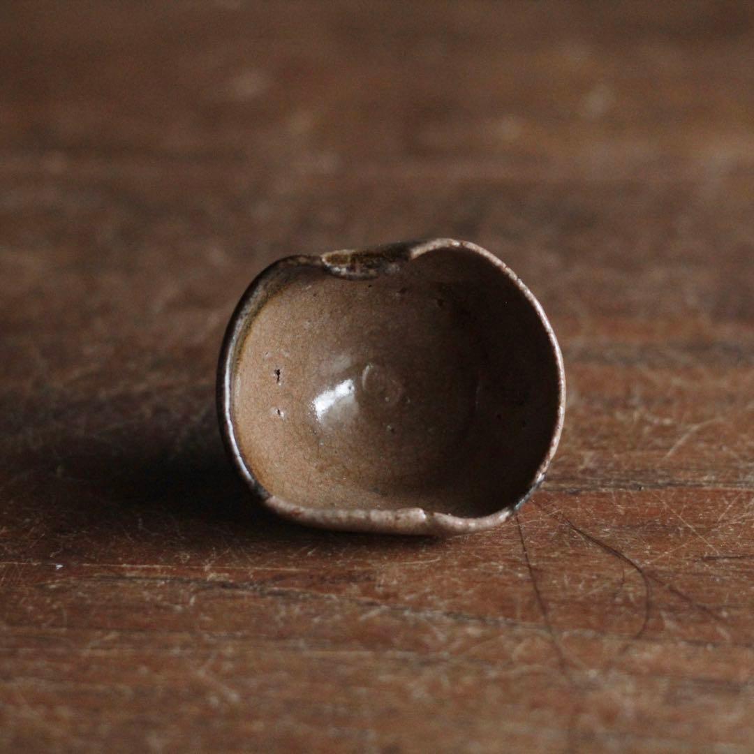 京唐津 ぐい呑み 盃 幕末〜明治 絵唐津 古美術 古道具 アンティーク