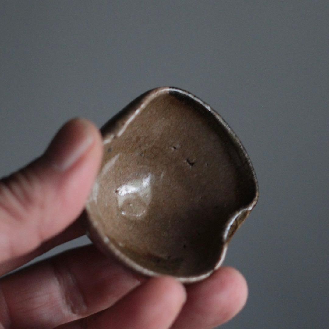 京唐津 ぐい呑み 盃 幕末〜明治 絵唐津 古美術 古道具 アンティーク