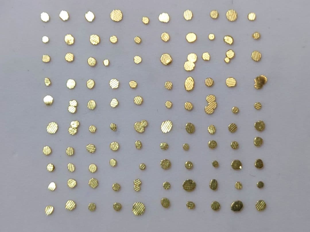 土肥金山 純金粒 砂金 100粒 B