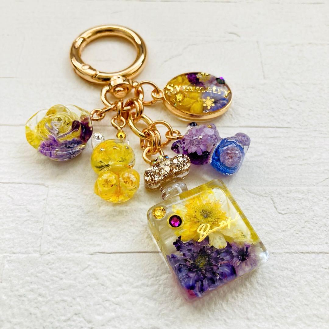 なおページ　Man名入れレジンキーホルダー、チャーム9点