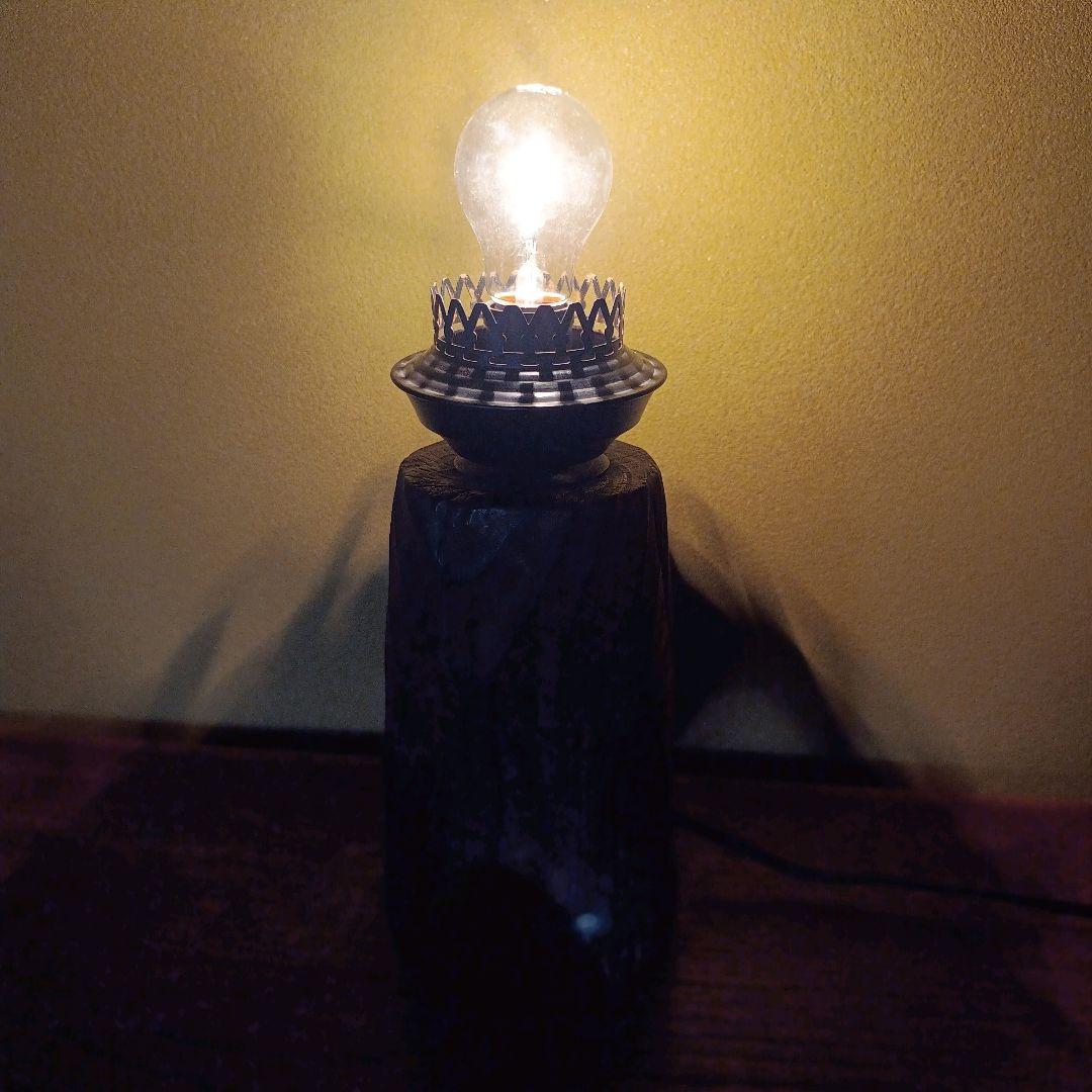 【ヴィンテージ】ランプ 昭和レトロ プリミティブ オイルランタン ガラス