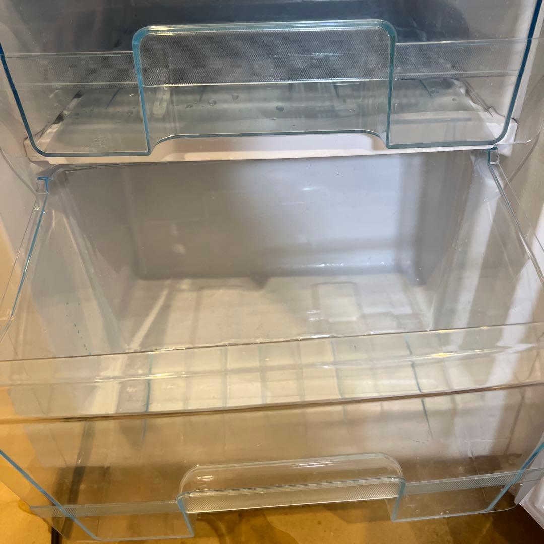 アイリスオーヤマ　162リットル　冷蔵庫 4段棚 透明引き出し