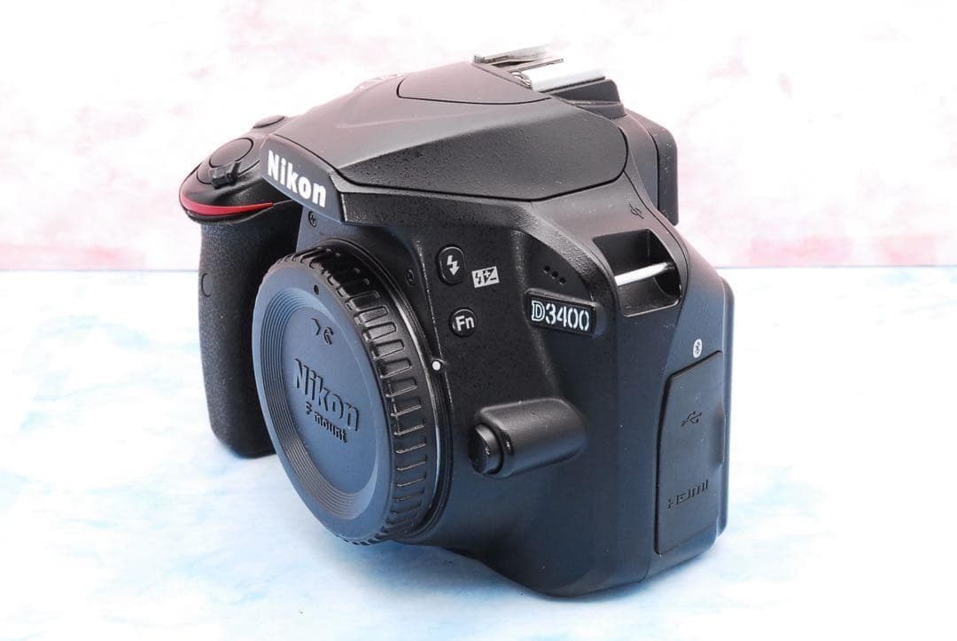 ニコン D3400★豪華Wレンズ★一眼レフカメラ★スマホ転送OK★バッグ付