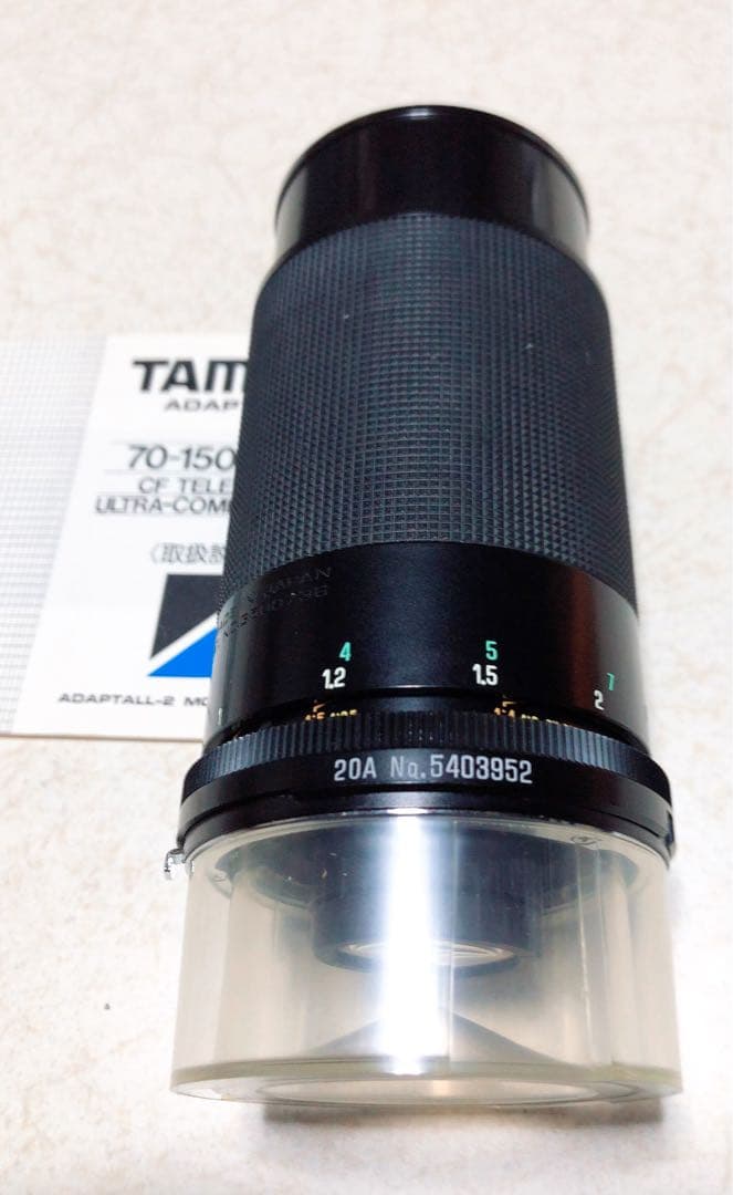 その他 TAMRON 70-150mm F/3.5 CF TELE-MACRO ZOOM