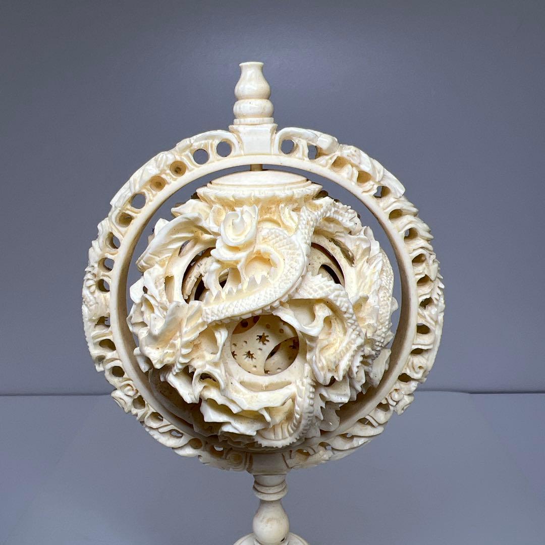 極上天球　蓋無紙箱付　167g/高さ約26.5㎝　東Y7-0926①トコチ