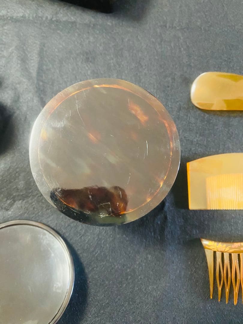 本鼈甲　まとめ売り　小槌　鼈甲　白甲　アクセサリー　櫛　在銘　良生　小物入れ