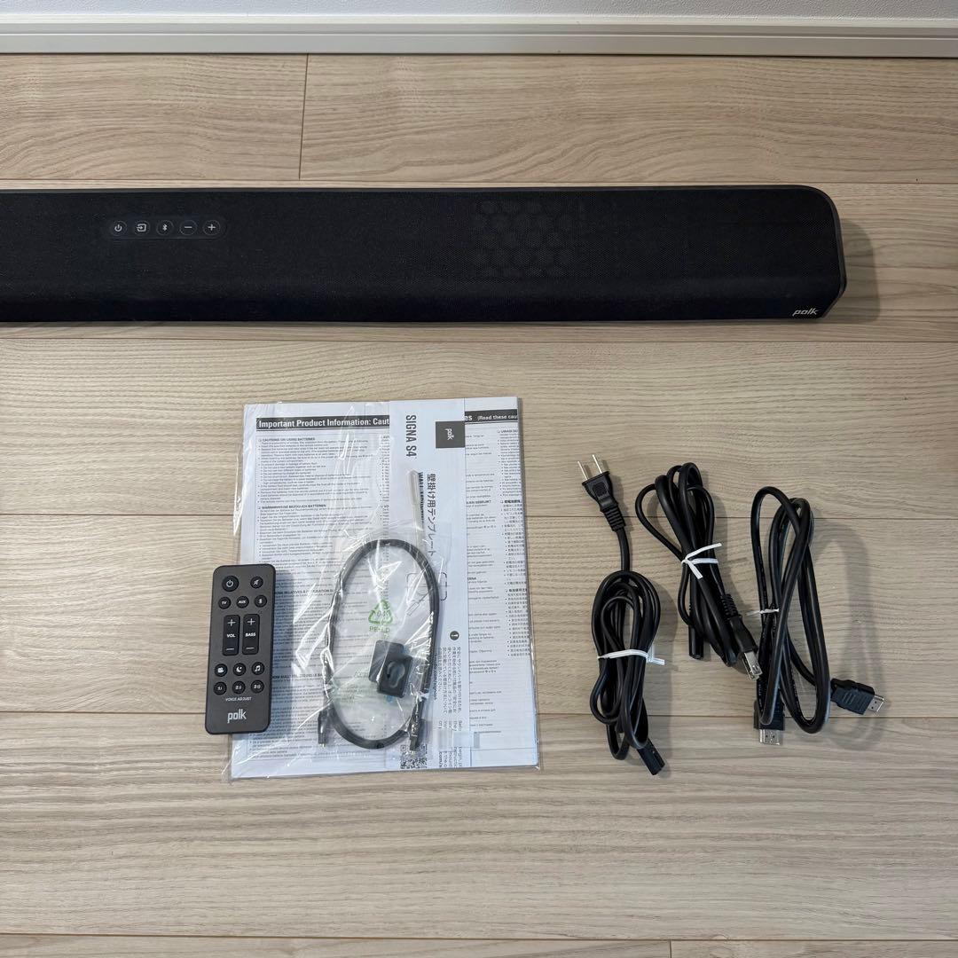【美品】Polk SIGNA S4 サウンドバー