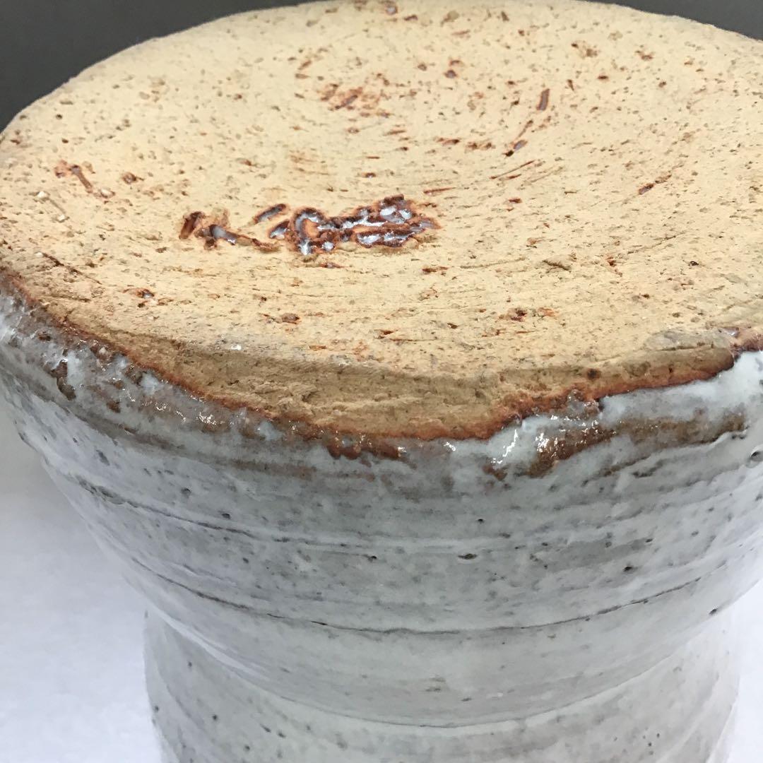 茶道具　水指　萩焼水指　天寵山　七代　　兼田三左衛門作　栞　共箱　S210MS