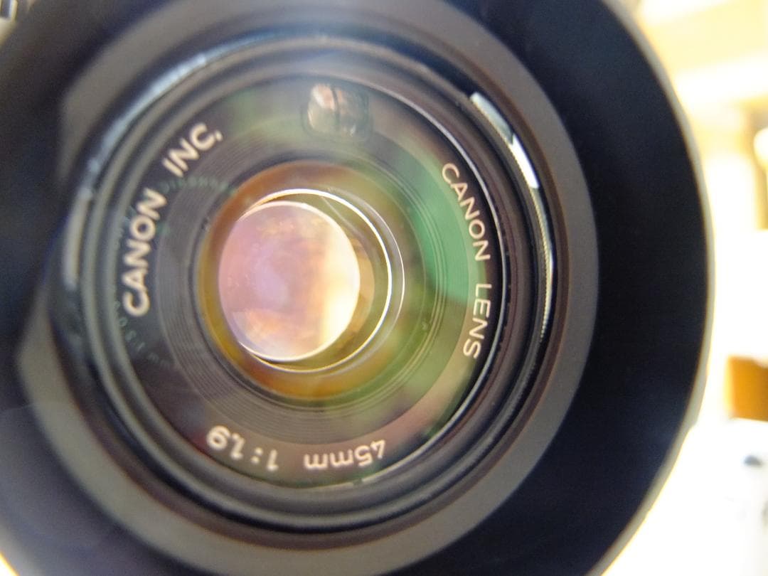 【実写確認整備品】ニューキャノネットQL19G-Ⅲ／CANON LENSf1.9