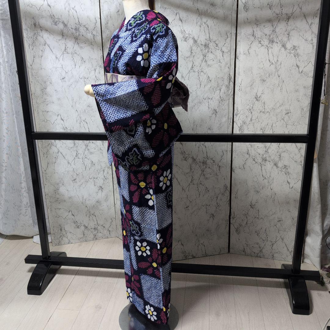 kappo様ご購入高級有松絞り　大人チャーミングな浴衣　美品