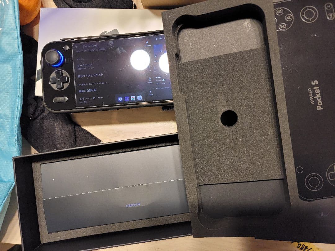 AYANEO Pocket S 12GB 128GB ブラック　液晶漏れあり