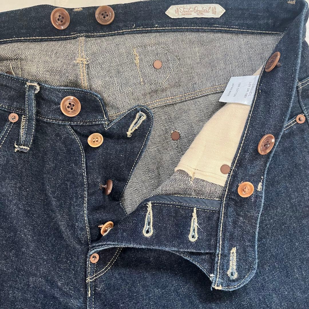 Orgueil Tailor Jeans OR-1001 W36 big 濃紺