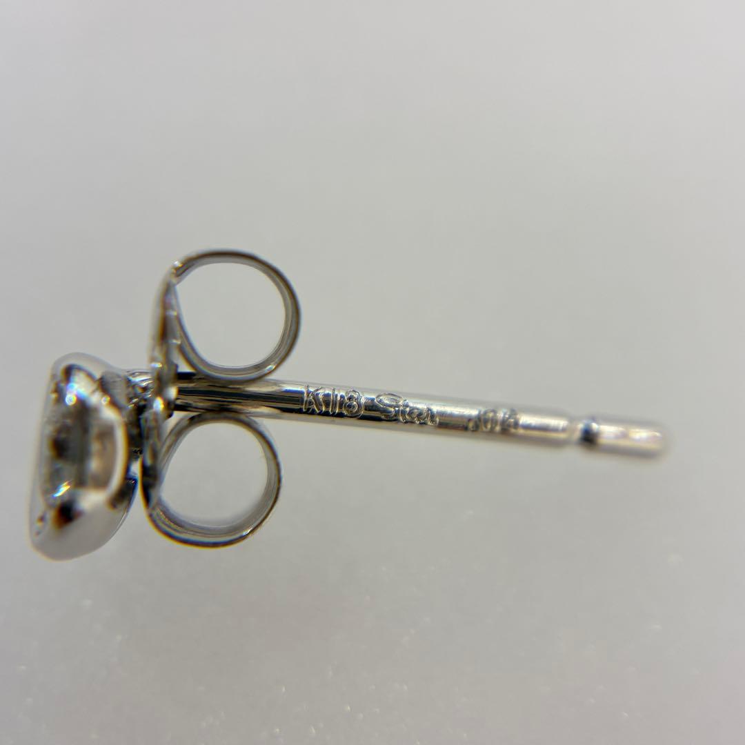 ◇ STARJEWELRY　スタージュエリー　ムーン　K18　0.04ct　片方