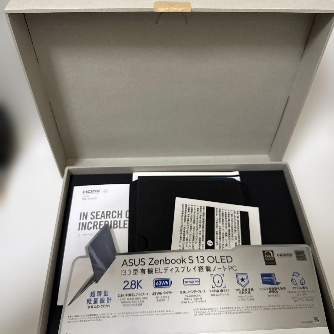 ASUS Zenbook S 13 OLED UX5304VA　3K有機EL