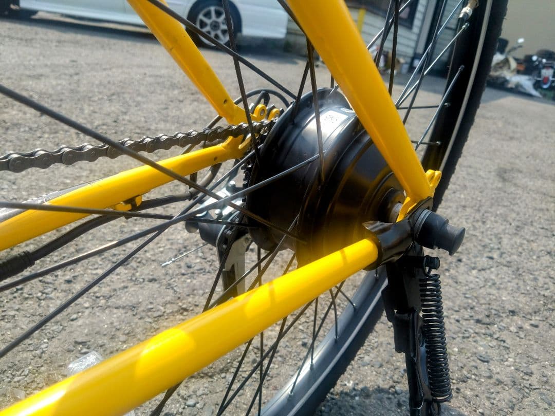 ☆HOWL様☆HUMMER 電動アシスト自転車 メーカー１年保証☆黄466