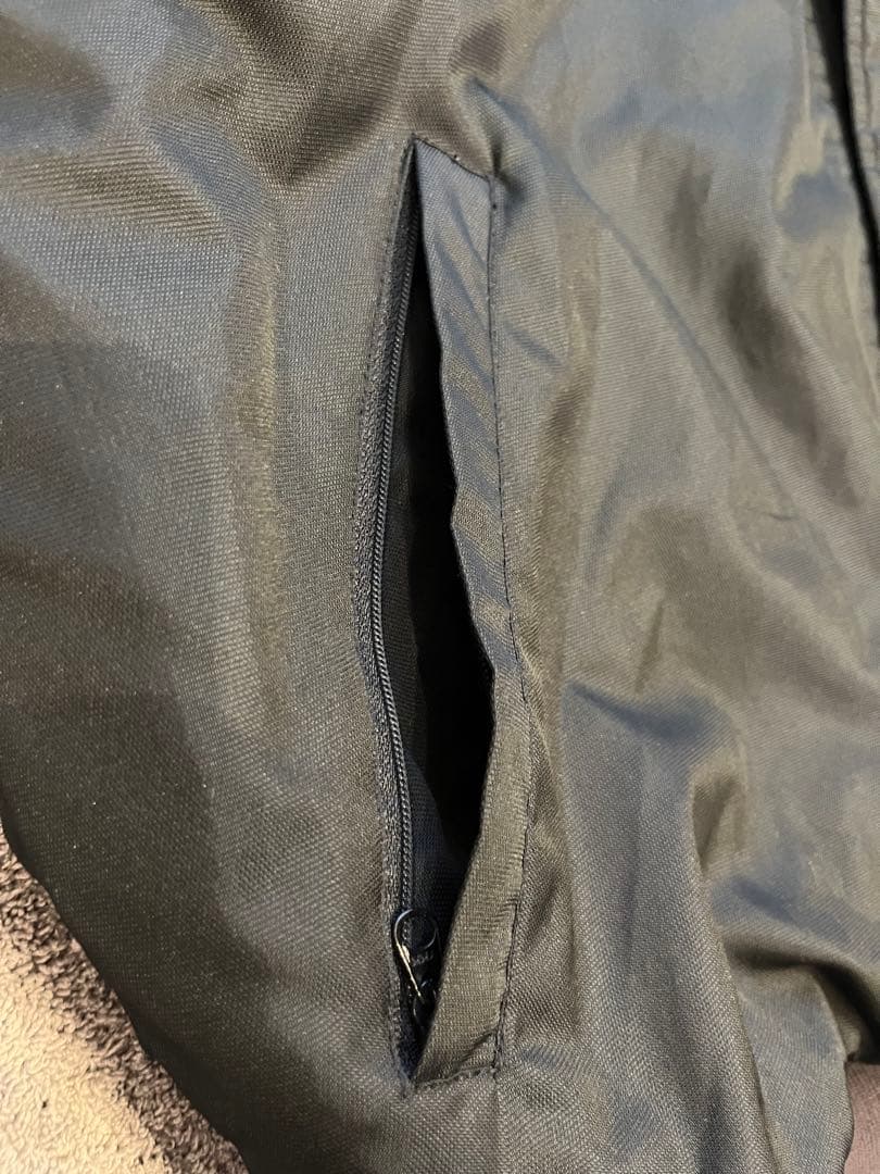 90s Nike 銀タグ フード付きナイロンジャケット XL ブラック