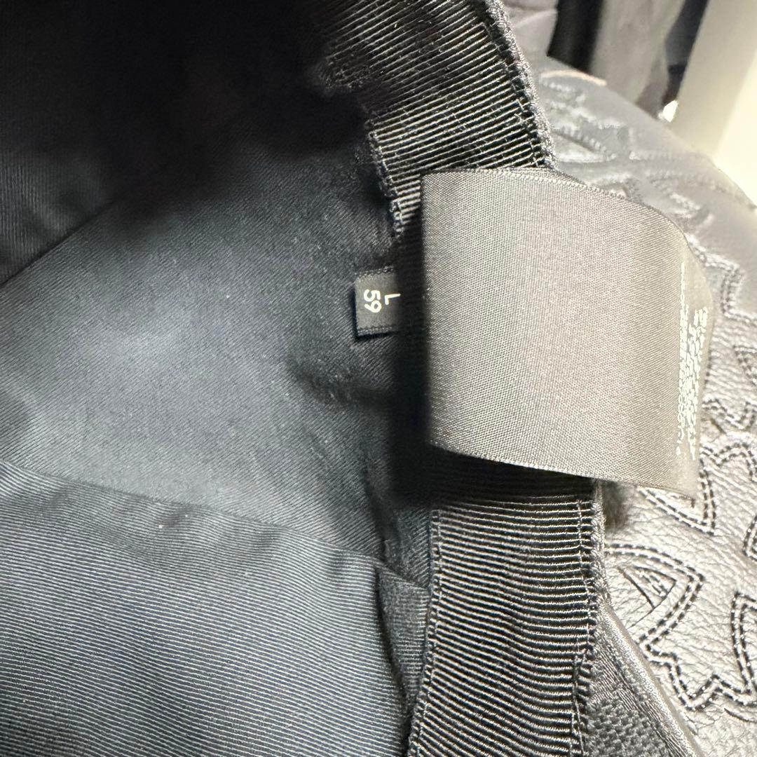 Gucci ブラック GGパターン キャップ