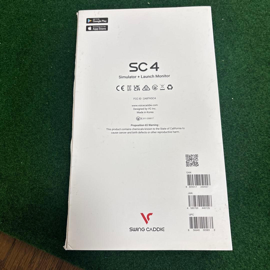 値下げ　【美品】SWING CADDIE SC4 ゴルフ用弾道測定器