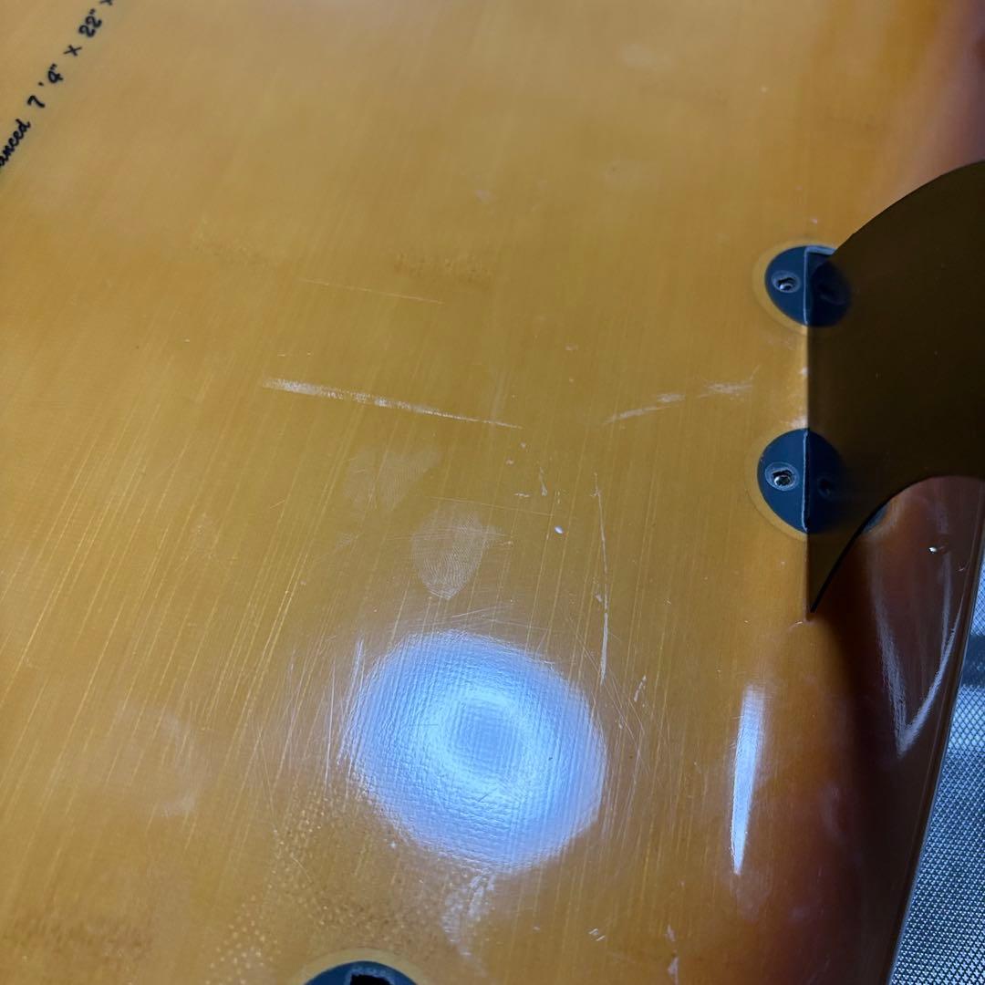 ADVANCED サーフボード 7.4 ロングボード サーフィン ミニロング