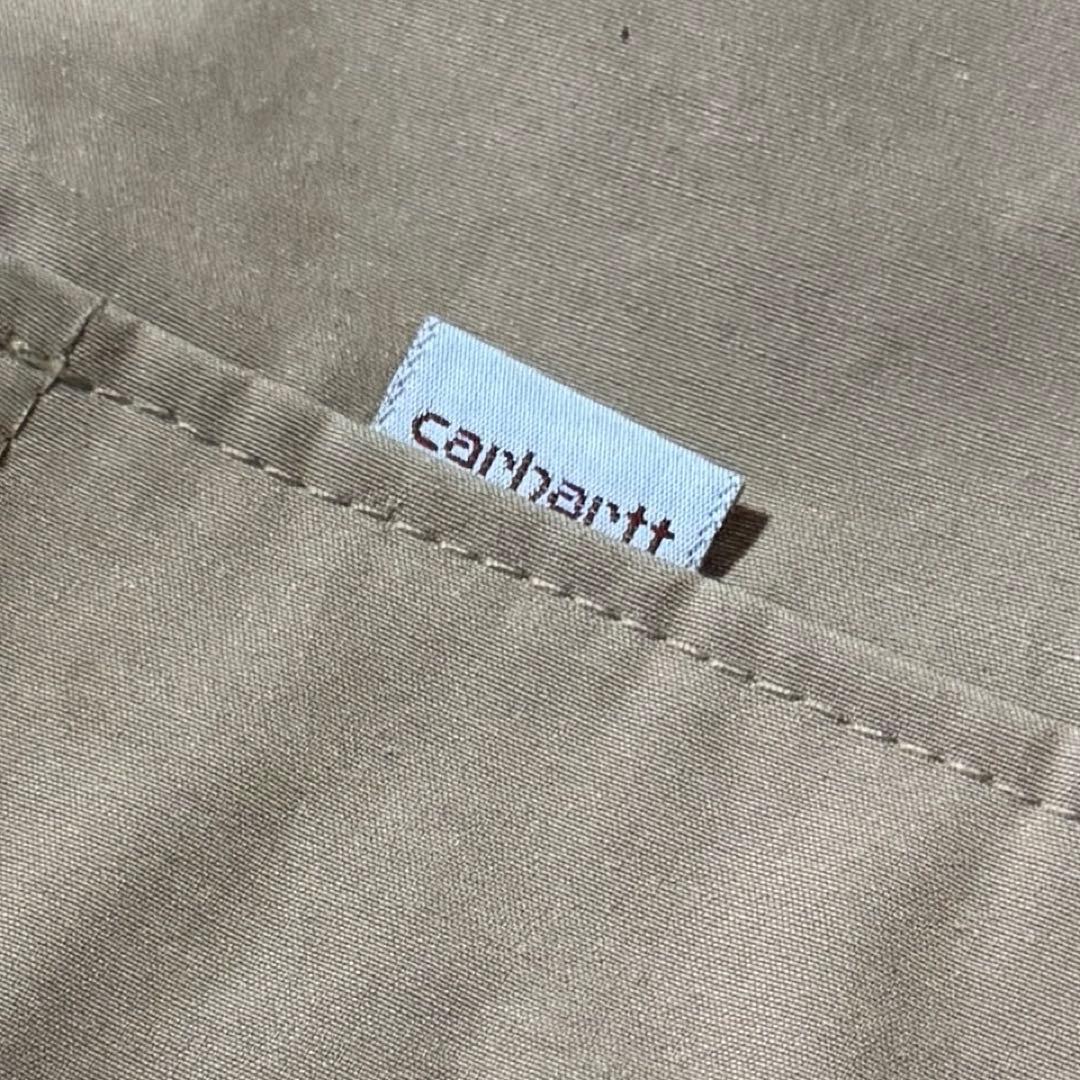 USA製 カーハート ナイロンジャケット 裏地タータンチェック XLサイズ