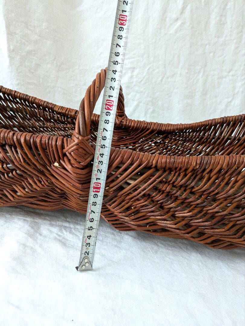 ひ*じ様 カゴアミドリ　特大❣️　フランスペリゴールバスケットとポストカード