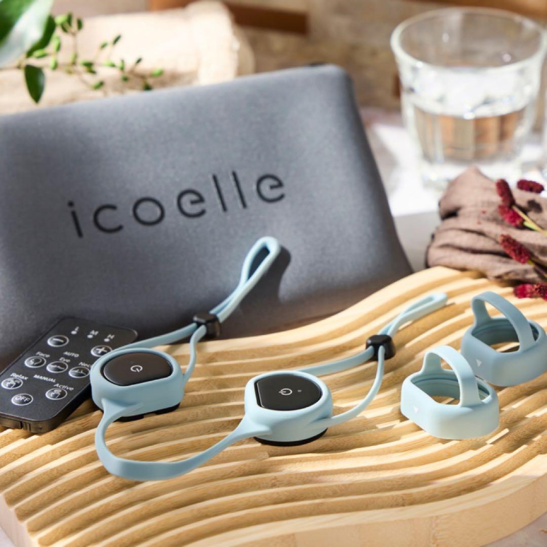 【新品】EMS美顔器 icoelle フェイシャルネックリフト 付属品一式！
