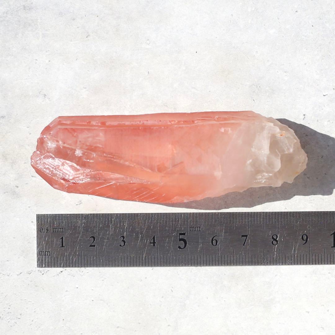 ソウルメイトツイン ディープピンクレムリアンシード 天然石 水晶 鉱物ツインレイ