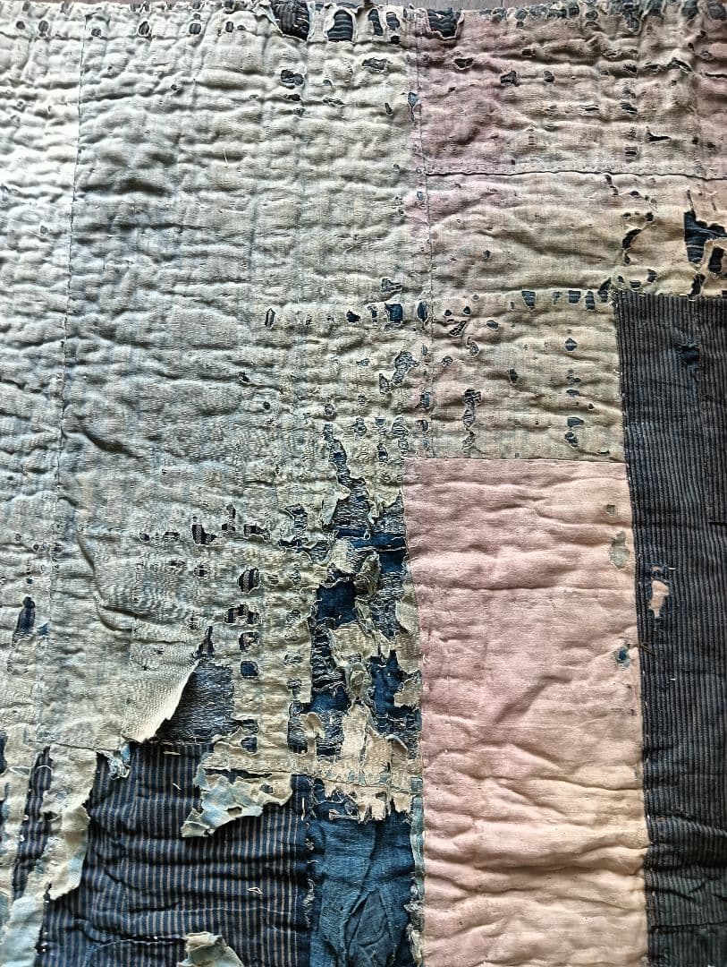 3kg厚手　究極の襤褸敷物　退廃的　boro japan vintage