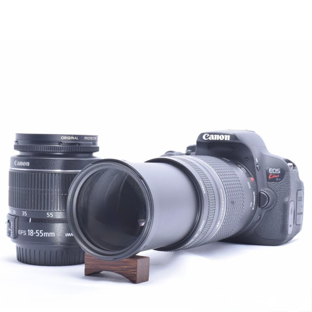☘️近〜遠距離対応☘️Canon Kiss X7i Wレンズセット✨