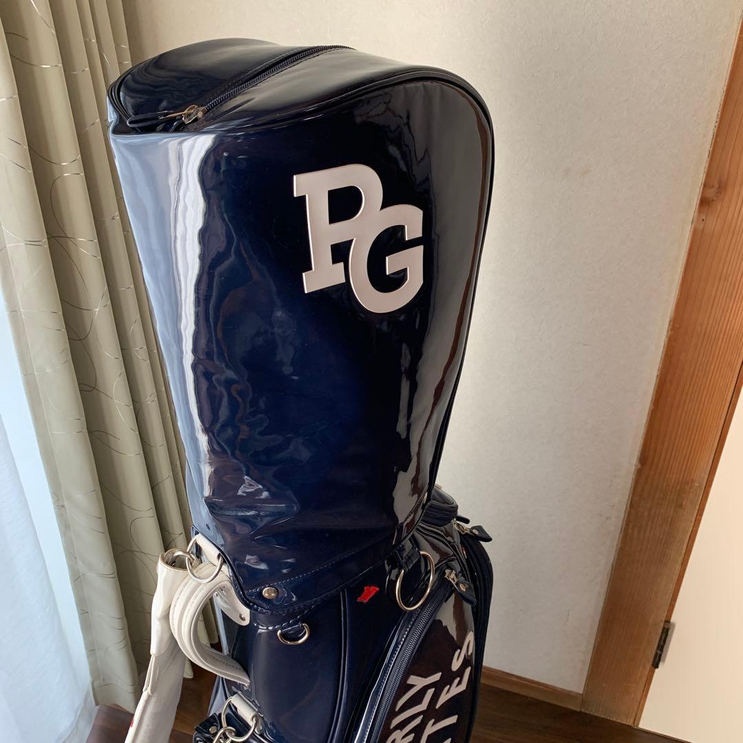 PEARLY GATES ネイビーキャディバッグ