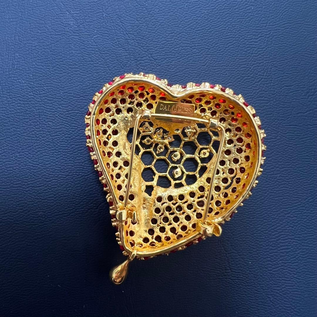 未使用DALI JOIES ハートブローチ♡サルバドールダリ レプリカ　希少