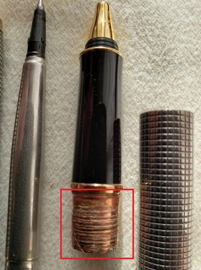 PARKER　75　スターリングシルバー　ボールペン他3本セット　中古品
