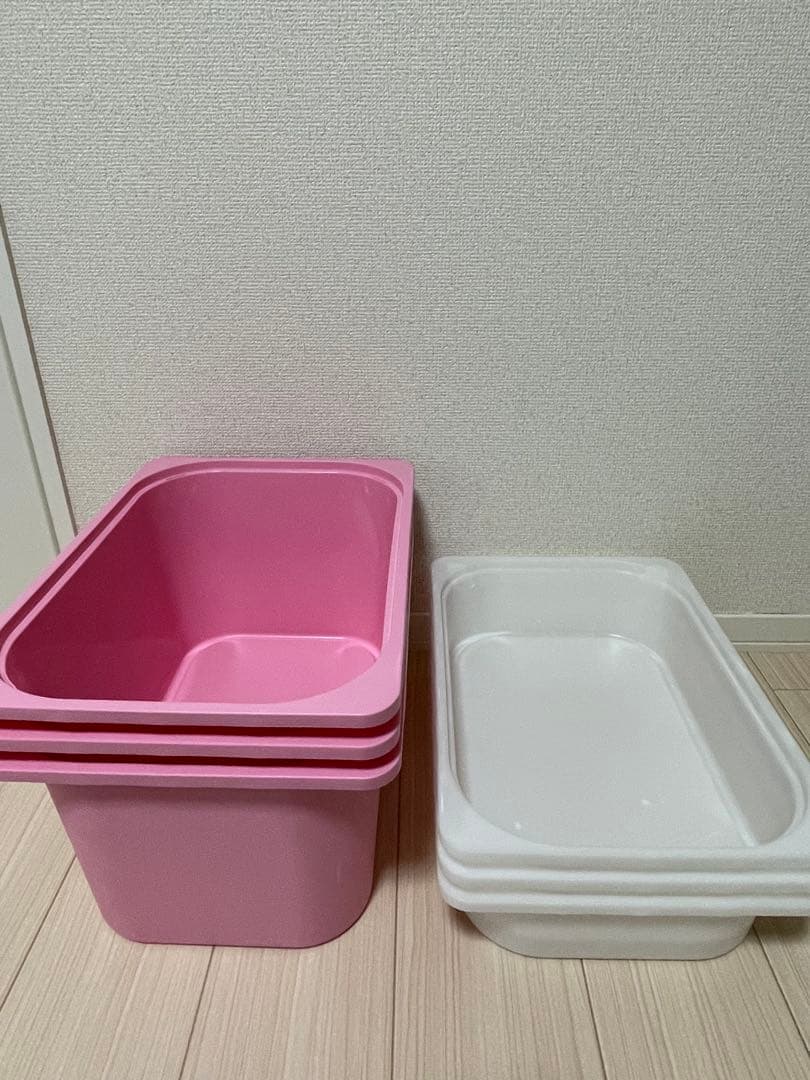 IKEA トロファスト　収納ボックス6個付き