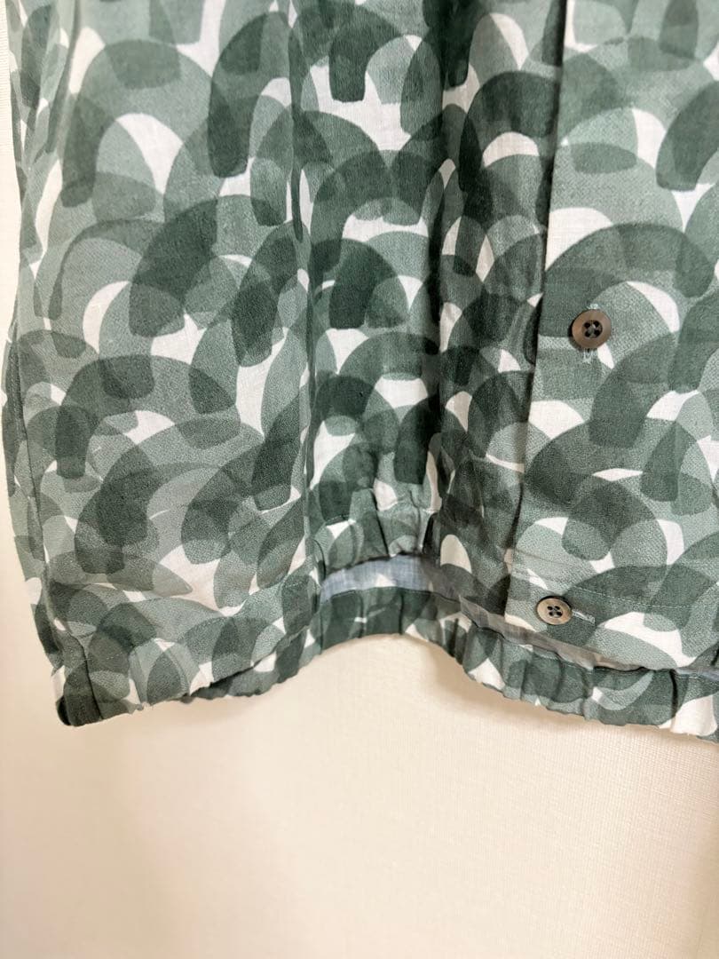 ミナペルホネン スタンドカラーシャツ　ブラウス