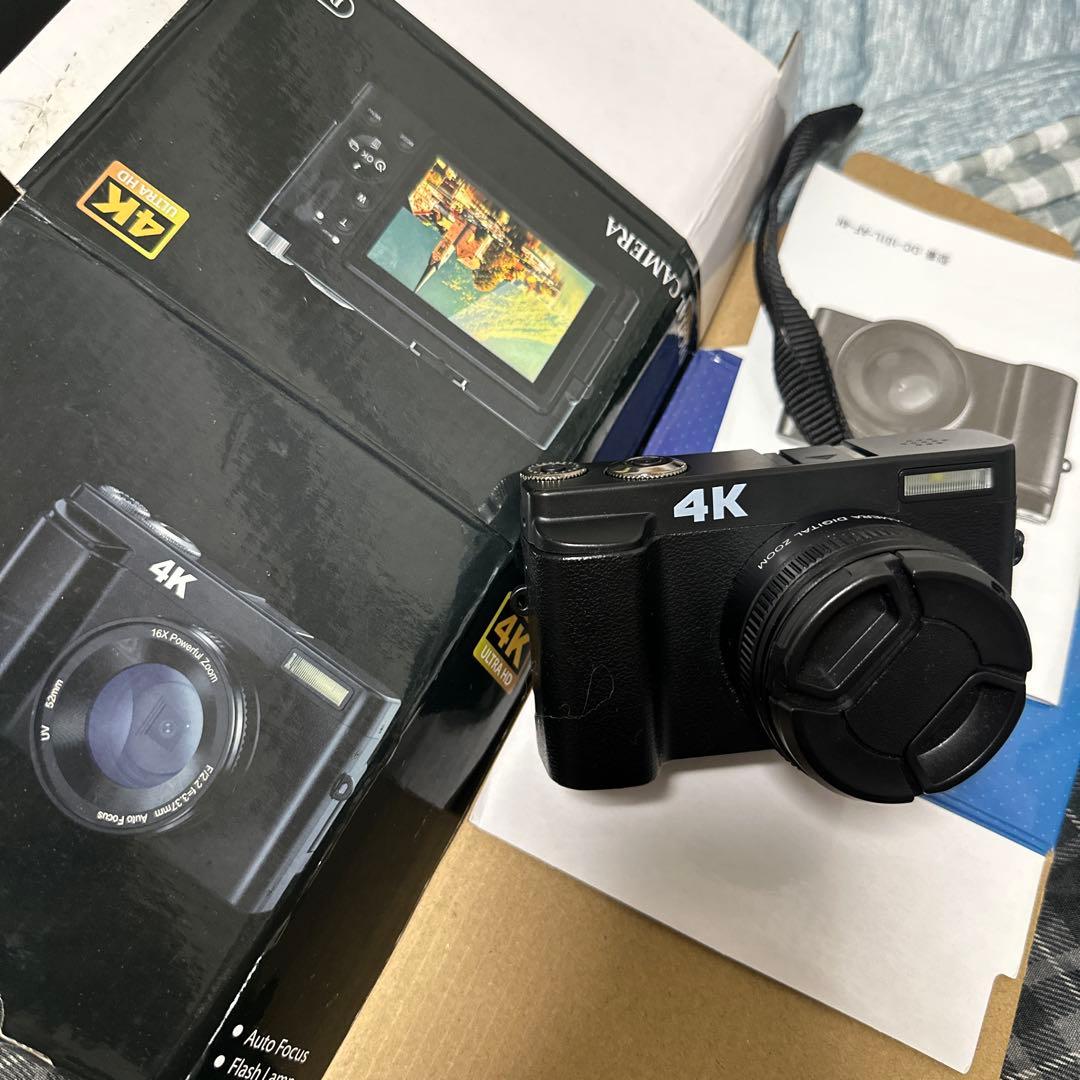 4Kデジタルカメラ 黒